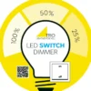 LED-plafondi Trio Camillus, 40x40 cm, valkoinen, IP44