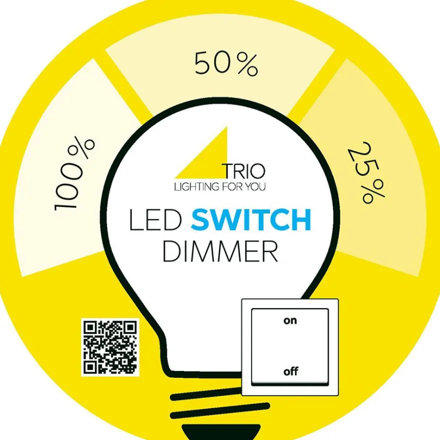 LED-plafondi Trio Camillus, 40x40 cm, valkoinen, IP44