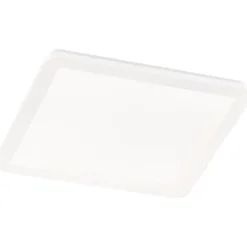 LED-plafondi Trio Camillus, 40x40 cm, valkoinen, IP44