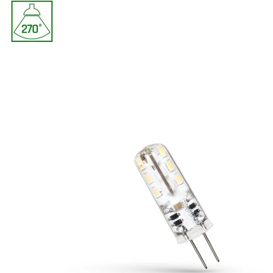 LED-polttimo Spectrum G4 1.5W 12V, eri värilämpötiloja
