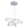 LED-riippuvalaisin Globo Marylin, Ø70cm, 76W, kromi
