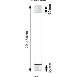 LED-riippuvalaisin kiskoon Paulmann URail Aldan, 2700K, himmennettävä, eri värejä