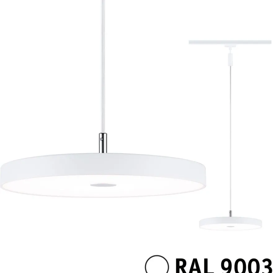 LED-riippuvalaisin Paulmann URail Hildor 850lm 15W 3-Step-Dim himmennettävä valkoinen, eri värilämpötiloja