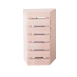 LED-saunavalaisin Airam Saunaled 180TRL, 8W/827, 312x182x66mm, himmennettävä, IP65, tervaleppä