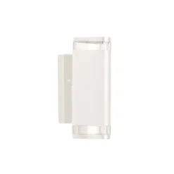 LED-seinävalaisin FTLIGHT Dana, GU10, 2x28W, IP44, valkoinen