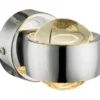 LED-seinävalaisin Globo Randi, 2x3W, kromi