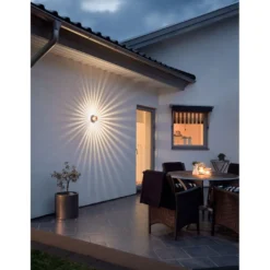 LED-seinävalaisin Konstsmide Monza 7900-900, Ø90x80mm, kupari, Verkkokaupan poistotuote