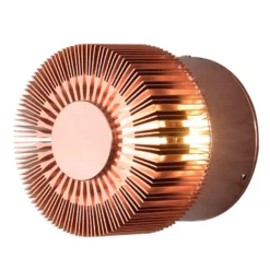LED-seinävalaisin Konstsmide Monza 7900-900, Ø90x80mm, kupari, Verkkokaupan poistotuote