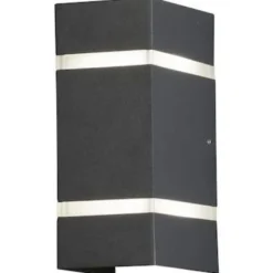 LED-Seinävalaisin Konstsmide Cremona 7998-370, 2x3W, tummanharmaa