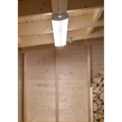 LED-teollisuusvalaisin Hide-a-lite Liteline Basic 1200 S, tunnistimella, 4000K, IP44, valkoinen