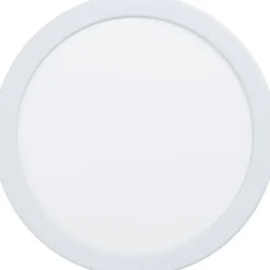 LED-Upotettava plafondi Eglo Fueva 5, Ø21,6cm, 3000K, valkoinen, pyöreä, himmennin, vaihdettava LED