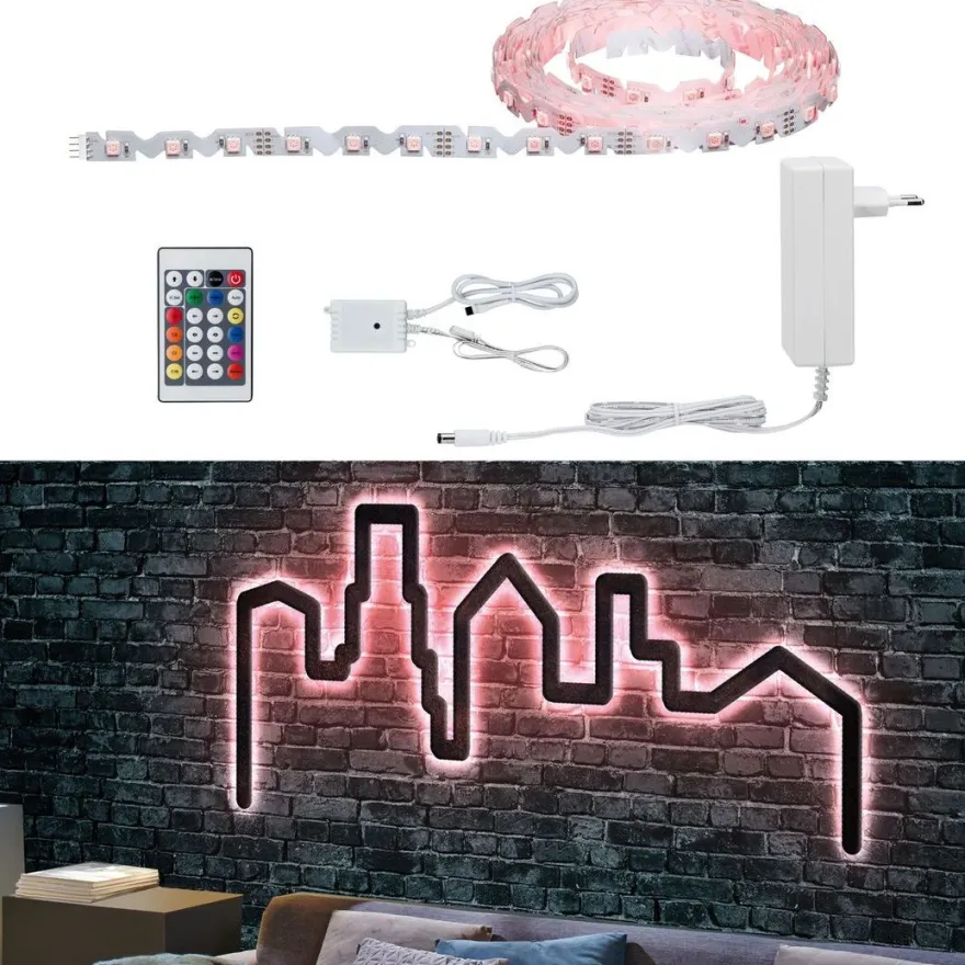LED-valonauha Paulmann FlexLED 3D, RGB, 36VA, eri kokoja