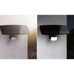 LED-valonheitin aurinkokennolla Paulmann Solar Smart Home Zigbee 3.0 Flotas, IP65, 3000K, 700lm, antrasiitti