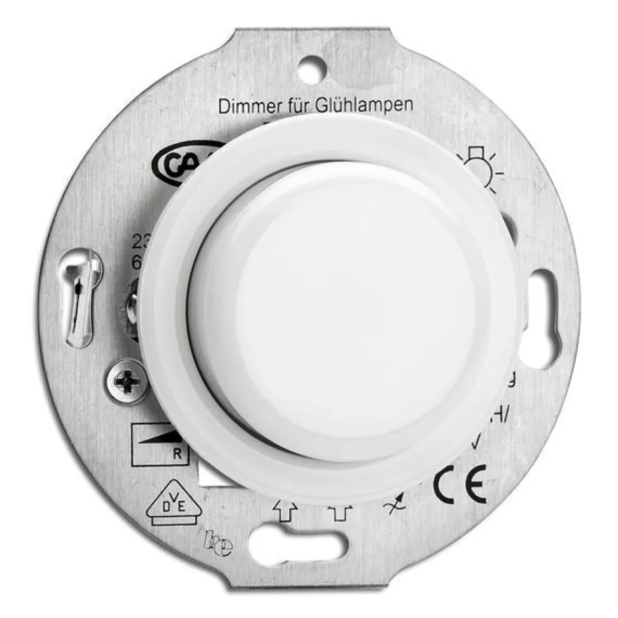 LED-valonsäädin THPG 7-110W, uppoasennettava, valkoinen, posliini