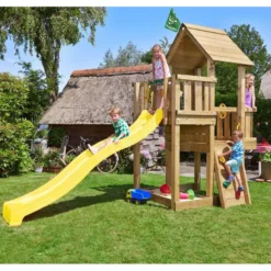 Leikkitorni Jungle Gym Cubby, sis. liukumäen