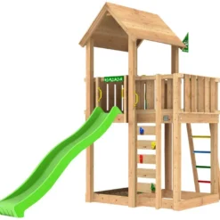 Leikkitorni Jungle Gym Mansion 2.1, ilman liukumäkeä