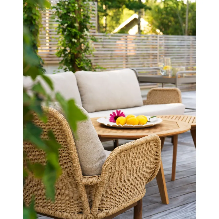 Lepotuoli Brafab Lily, ruskea/beige