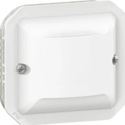 Liiketunnistinmekanismi Legrand Plexo 2-johdin ilman nollaa, 100 W LED, harmaa/valkoinen