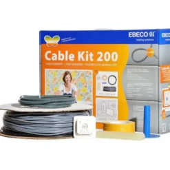 Lämpökaapeli Ebeco Cable Kit täydennyssarja 107m 1180W