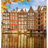 Maisematapetti Dimex Houses In Amsterdam, 225x250cm