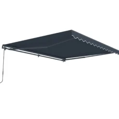 Markiisi Lykke, 3,95x3 m, tummanharmaa