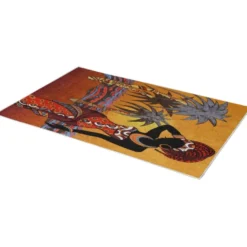 Matto Linento Ridge, 160x230cm, oranssi
