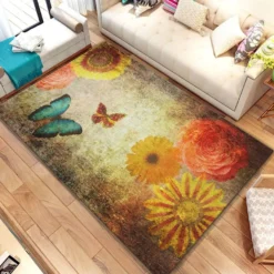 Matto Linento Summer Evening, 160x230cm, ruskea
