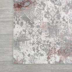 Matto Linento Tripoli, 120x170cm, vaaleanpunainen