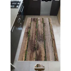 Matto Linento Wookece221, 60x100cm, ruskea