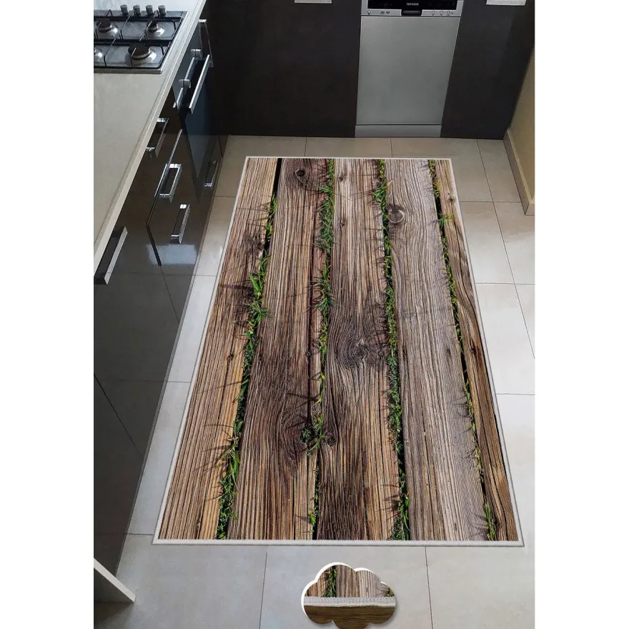 Matto Linento Wookece221, 60x100cm, ruskea