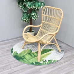 Matto Village's Palmu, pyöreä, Ø120cm, vihreä