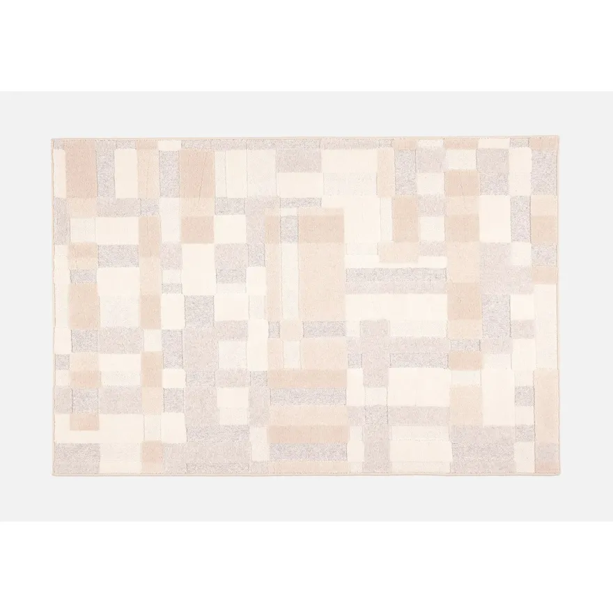 Matto VM Carpet Domino, mittatilaus, pyöreä, beige