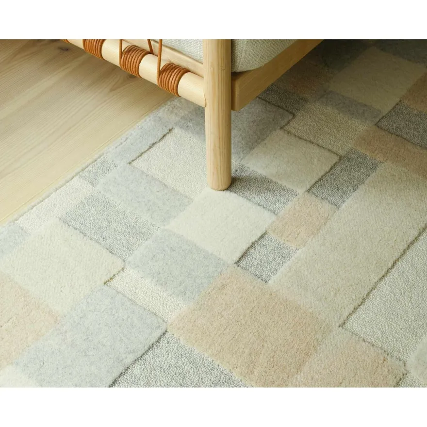 Matto VM Carpet Domino, mittatilaus, pyöreä, beige