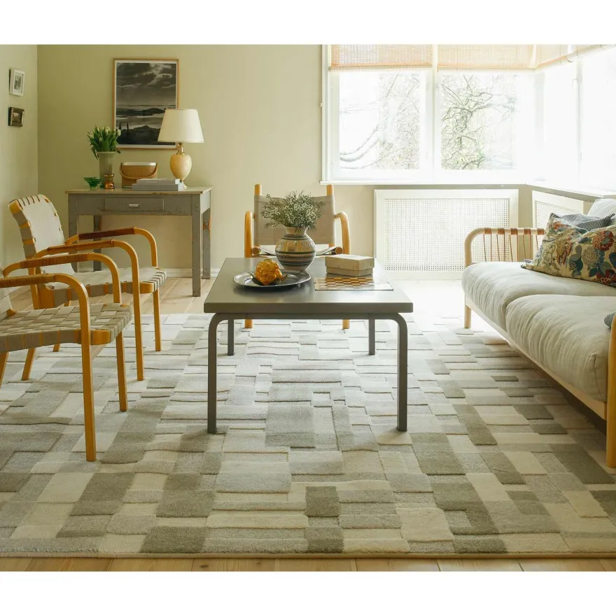 Matto VM Carpet Domino, mittatilaus, pyöreä, beige