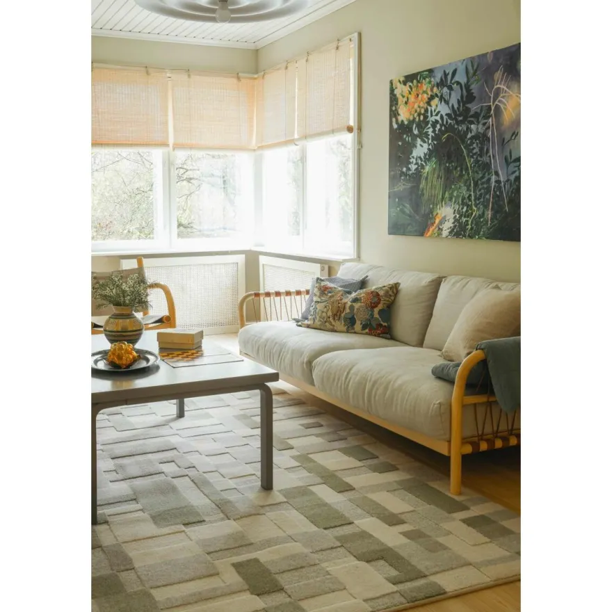 Matto VM Carpet Domino, mittatilaus, pyöreä, beige