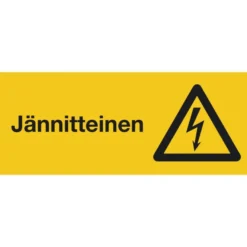 Merkintäkilpi "Jännitteinen", 30x10cm