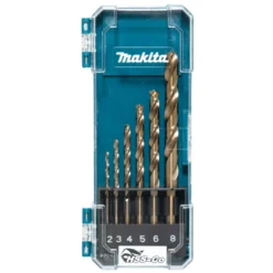 Metalliporanteräsarja Makita HSS-Co, Ø2-8mm, 6 osaa
