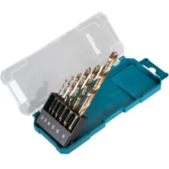 Metalliporanteräsarja Makita HSS-Co, Ø2-8mm, 6 osaa