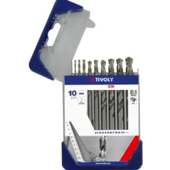 Metalliporanteräsarja Tivoly, 1–10mm, HSS, 10 kpl