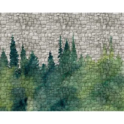 Metsätapetti A.S. Creation THE WALL 38245-1, 371x280cm, vihreä
