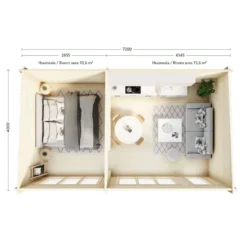 Mökki Luoman Lillevilla 712 Sirkku, 28m²