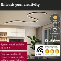 Modulaarinen LED-profiilivalaisin Linion Power Channel syöttävä Zigbee 230/24V 150VA 1m