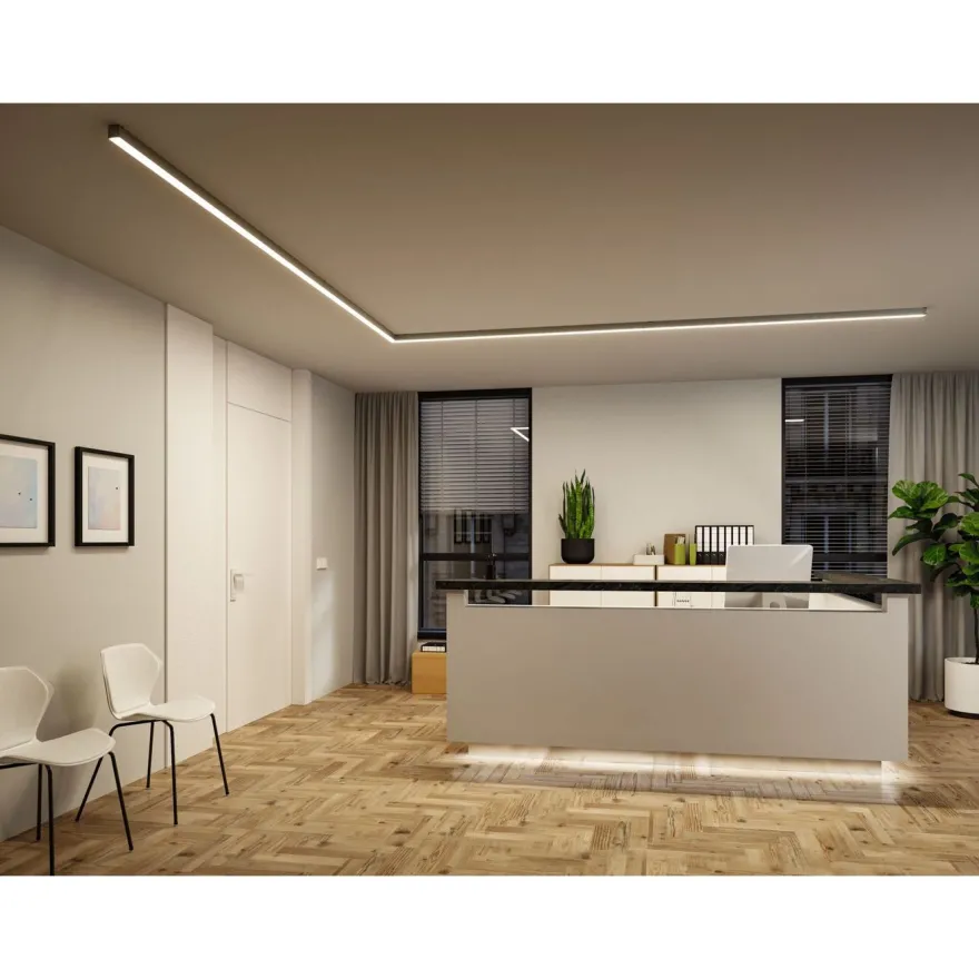 Modulaarinen LED-profiilivalaisin Linion Power Channel syöttävä Zigbee 230/24V 150VA 1m