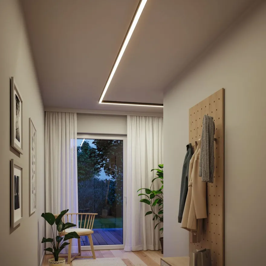 Modulaarinen LED-profiilivalaisin Linion Power Channel syöttävä Zigbee 230/24V 150VA 1m
