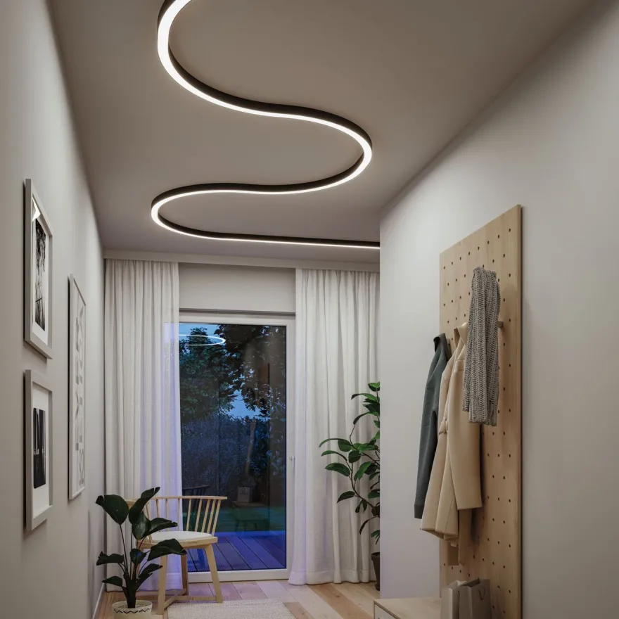 Modulaarinen LED-profiilivalaisin Linion Power Channel syöttävä Zigbee 230/24V 150VA 1m