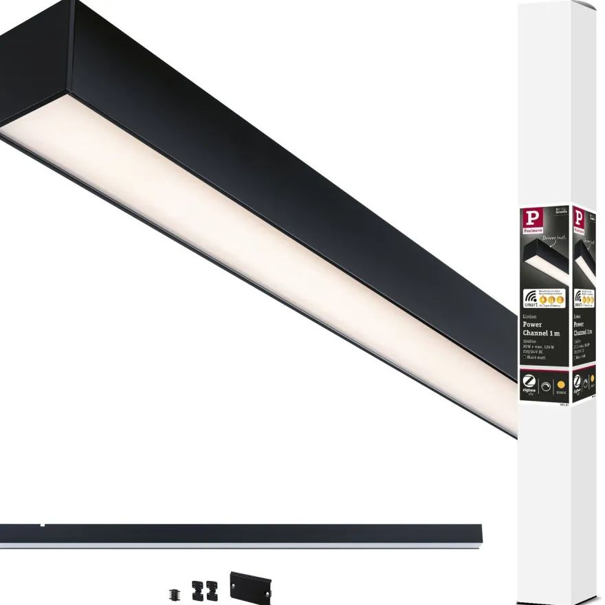 Modulaarinen LED-profiilivalaisin Linion Power Channel syöttävä Zigbee 230/24V 150VA 1m