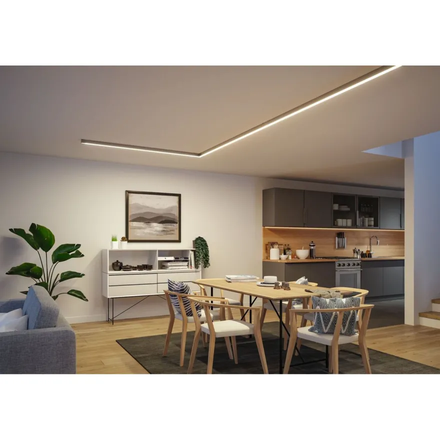 Modulaarinen LED-profiilivalaisin Linion Power Channel syöttävä Zigbee 230/24V 150VA 1m