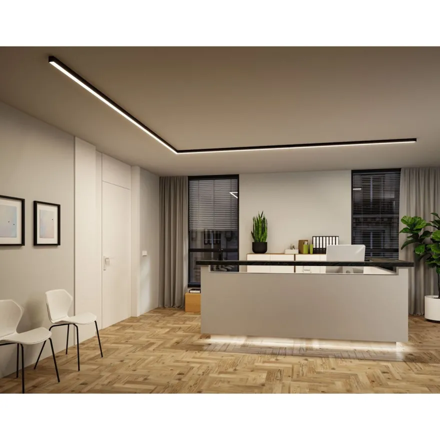Modulaarinen LED-profiilivalaisin Linion Power Channel syöttävä Zigbee 230/24V 150VA 1m