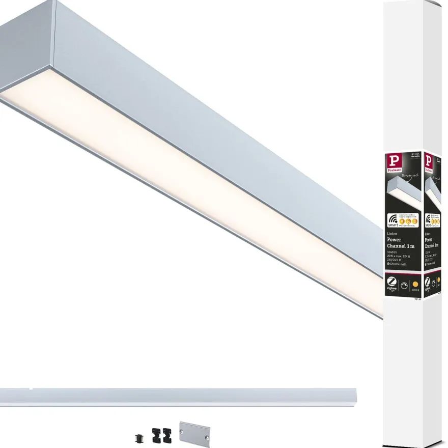 Modulaarinen LED-profiilivalaisin Linion Power Channel syöttävä Zigbee 230/24V 150VA 1m