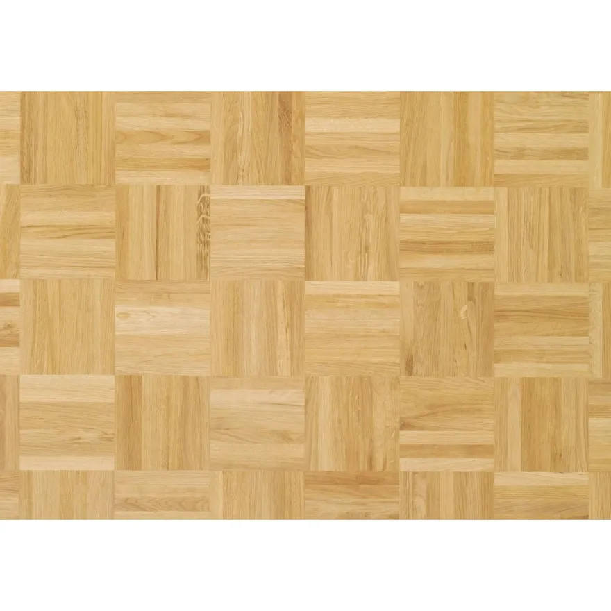 Mosaiikkiparketti Triofloor Tammi, Natur, 160mm, Ruutu, liimattava